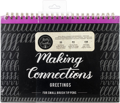 Kelly Creates Small Brush Workbook 11.6"X10" 128/Pkg-Connections/Greetings 348283 - 718813482837