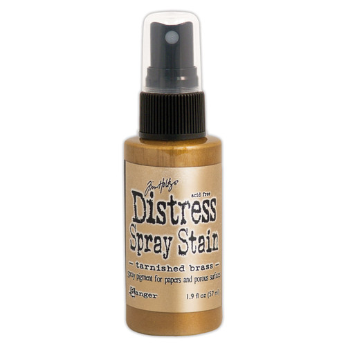 Tim Holtz Distress Spray Stain 1.9oz-Tarnished Brass - TSS-42549