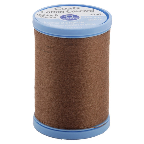 3 Pack - Coats Cotton Covered Quilting & Piecing Thread 250yd-Summer Brown - S925-8360 - 073650806636