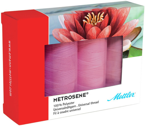 Mettler Metrosene Thread Kits 4/Pkg-Pink ME49161-PINK