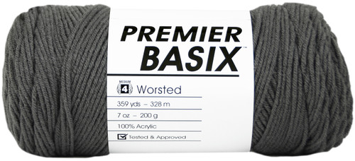 Premier Basix Yarn-Gray 1115-03 - 847652085906