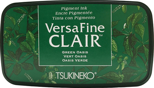 VersaFine Clair Ink Pad-Green Oasis VFCLA-501 - 712353465015