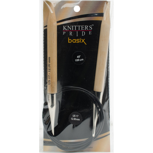 Knitter's Pride-Basix Fixed Circular Needles 40"-Size 17/12mm KP400243 - 89040862304178904086230417