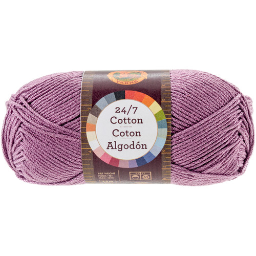 Lion Brand 24/7 Cotton Yarn-Lilac 761-143