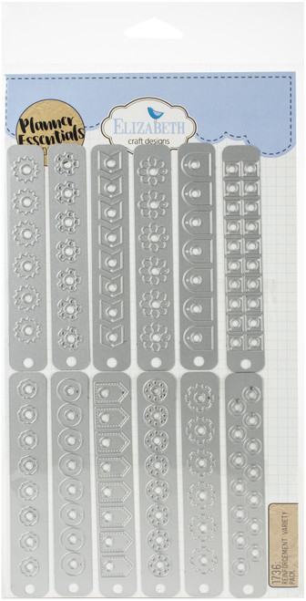 Elizabeth Craft Metal Die-Decorative Planner Page Reinforcements EC1736 - 810003531872