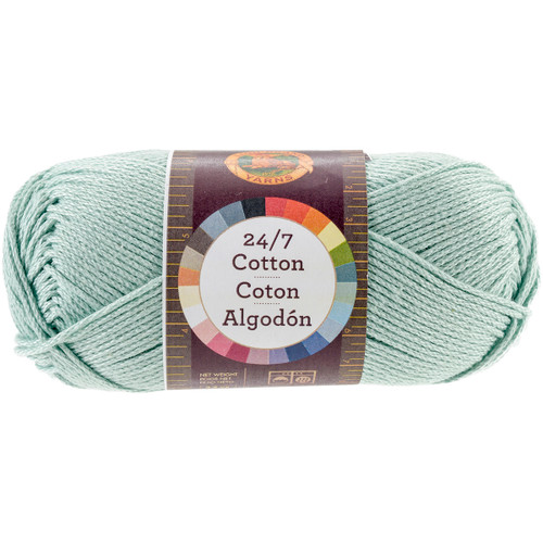 Lion Brand 24/7 Cotton Yarn-Mint 761-156