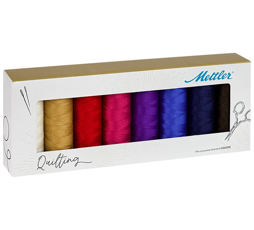 Mettler Cotton Machine Quilting Thread Gift Pack 8/Pkg89136KIT - 7623035912330762303591233