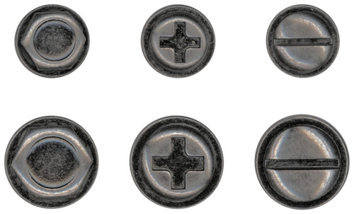 Idea-Ology Metal Adornments 6/Pkg-Machinery Heads - TH94038