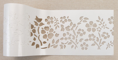 Prima Re-Design Stick & Style Stencil Roll 4"X15yd-Royal Ann Garden - PRIMA638-351 - 655350638351 Prima Re-Design Stick & Style Stencil Roll 4"X15yd-Royal Ann Garden - PRIMA638-351 - 655350638351