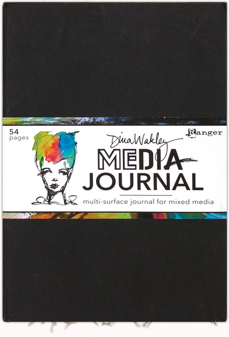 Dina Wakley Media Journal 10"X14.25"-Black MDJ61113 - 789541061113