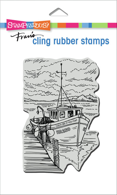 Stampendous Cling Stamp-Boat Docking CRP351
