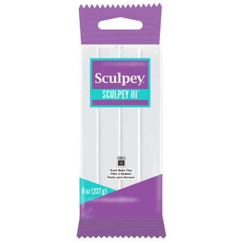 Sculpey III Polymer Clay 1lb-White - S31-001 - 715891001165