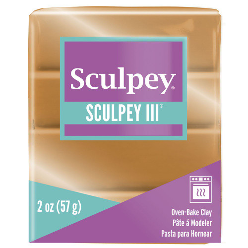 Sculpey III Oven-Bake Clay 2oz-Gold - S302-1086