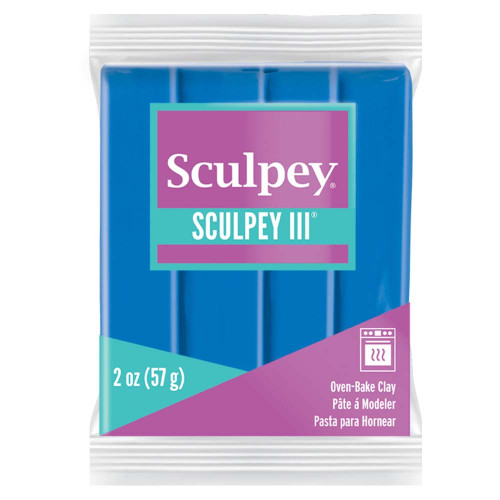 Sculpey III Oven-Bake Clay 2oz-New Blue S302-063 - 715891110638