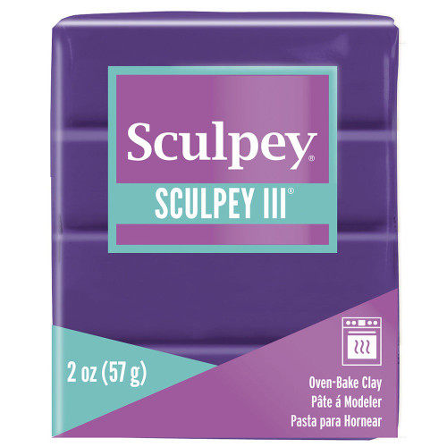 Sculpey III Oven-Bake Clay 2oz-Purple - S302-513