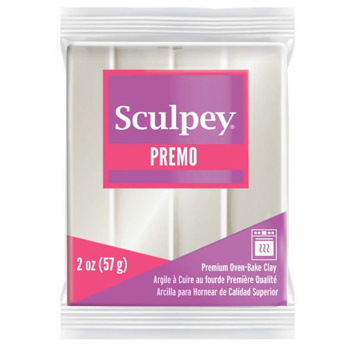 Sculpey Premo Premium Oven-Bake Clay 2oz-Pearl PE022-5101