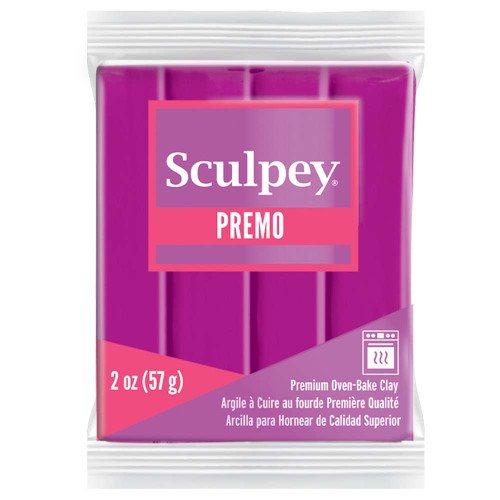Sculpey Premo Polymer Clay 2oz-Fuchsia PE02-5504