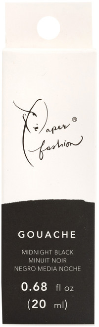 Paper Fashion Gouache Paint .68oz-Midnight Black - ACPFG349-49305 - 718813493055 Paper Fashion Gouache Paint .68oz-Midnight Black - ACPFG349-49305 - 718813493055