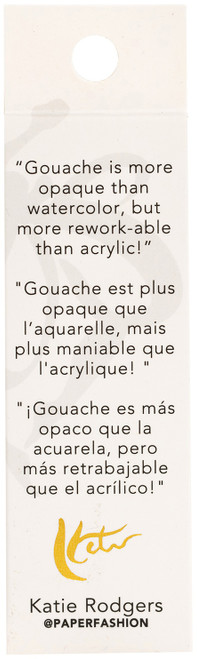 Paper Fashion Gouache Paint .68oz-Midnight Black - ACPFG349-49305 Paper Fashion Gouache Paint .68oz-Midnight Black - ACPFG349-49305