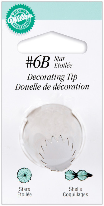 Wilton Decorating Tip-#6B Star W4182-6600 - 070896046604