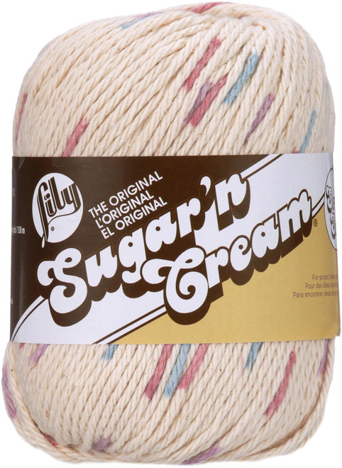Lily Sugar'n Cream Yarn - Ombres Super Size-Potpourri Print - 102019-19178 - 057355253711