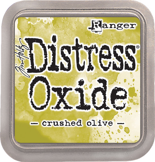 Tim Holtz Distress Oxides Ink Pad-Crushed Olive - TDO-55907 - 789541055907 Tim Holtz Distress Oxides Ink Pad-Crushed Olive - TDO-55907 - 789541055907