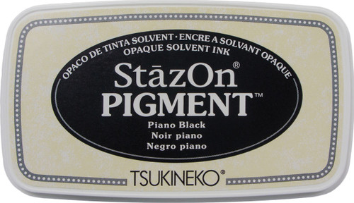 StazOn Pigment Ink Pad-Piano Black - SZPIG-031 - 712353830318