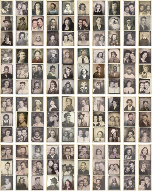 Idea-Ology Photobooth Vintage Photo Strips-40/Pkg - TH93799