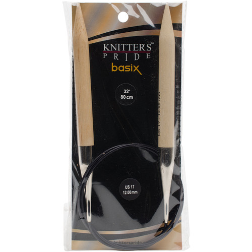 Knitter's Pride-Basix Fixed Circular Needles 32"-Size 17/12mm KP400223 - 8904086230349