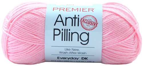 Premier Yarns Anti-Pilling Everyday DK Solids Yarn-Baby Pink 1107-33 - 847652084329