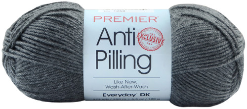 Premier Yarns Anti-Pilling Everyday DK Solids Yarn-Charcoal 1107-30 - 847652084299