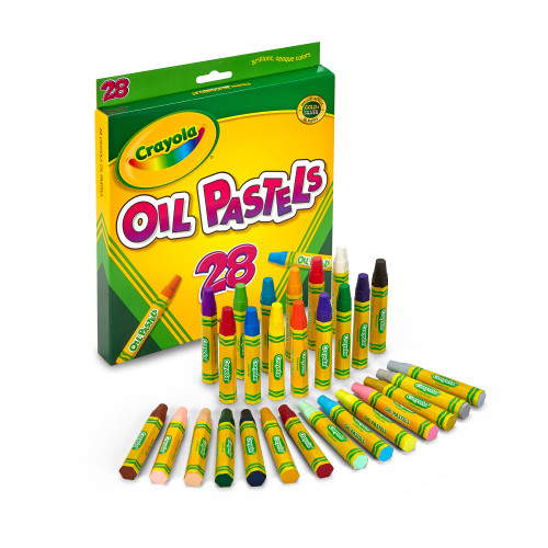 Crayola Oil Pastels-28/Pkg - 52-4628 Crayola Oil Pastels-28/Pkg - 52-4628