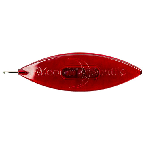 Handy Hands Moonlit Tatting Shuttle W/Hook-Ruby Red - SHH42-6
