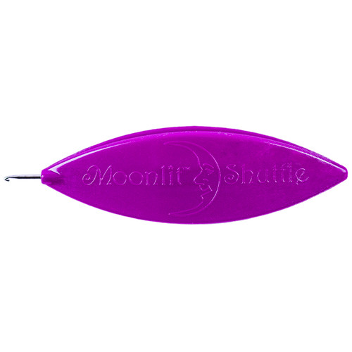 Handy Hands Moonlit Tatting Shuttle W/Hook-Frosted Fuchsia SHH42-9