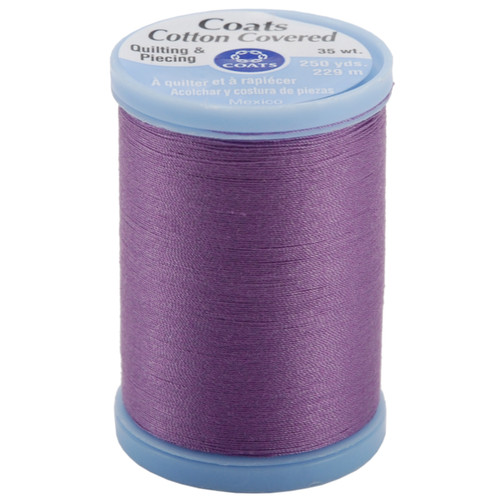 3 Pack - Coats Cotton Covered Quilting & Piecing Thread 250yd-Violet - S925-3350 - 073650806254