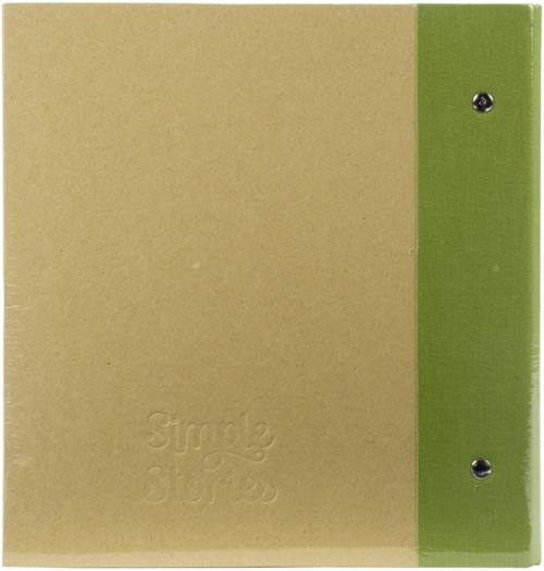Simple Stories Sn@p! Binder 6"X8"-Green SNAP6X8-10772