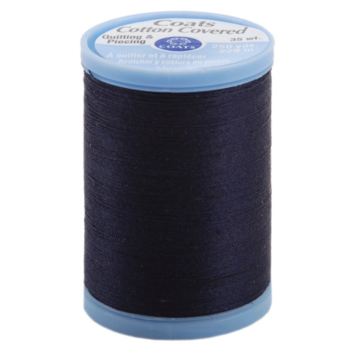 3 Pack - Coats Cotton Covered Quilting & Piecing Thread 250yd-Navy - S925-4900 - 073650806308