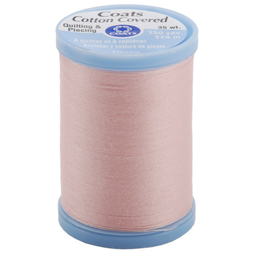 3 Pack - Coats Cotton Covered Quilting & Piecing Thread 250yd-Light Pink - S925-1180 - 073650806186
