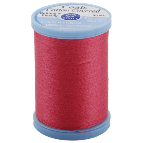 3 Pack - Coats Cotton Covered Quilting & Piecing Thread 250yd-Hot Pink - S925-1840 - 073650806209