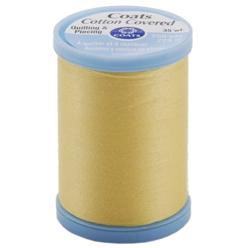 3 Pack - Coats Cotton Covered Quilting & Piecing Thread 250yd-Yellow - S925-7330 - 073650806377 3 Pack - Coats Cotton Covered Quilting & Piecing Thread 250yd-Yellow - S925-7330 - 073650806377