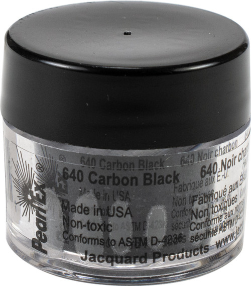 Jacquard Pearl Ex Powdered Pigment 3g-Carbon Black - JACU-640 - 743772021681