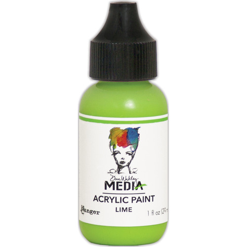 Dina Wakley Media Acrylic Paint 1oz-Lime - MDQ-54030 - 789541054030