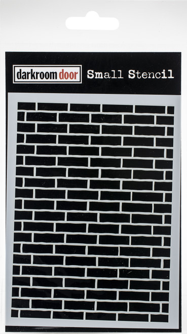 Darkroom Door Stencil 4.5"X6"-Brick Wall DDSS037 - 9340836008391