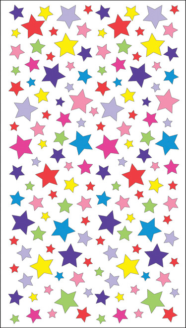 Sticko Stickers-Shimmery Stars E5200304