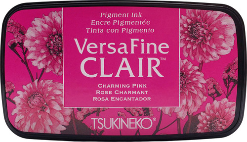 VersaFine Clair Ink Pad-Charming Pink VFCLA-801 - 712353468016