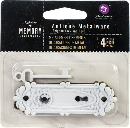 Prima Marketing Memory Hardware Embellishments-Antique Metalware Avigno 994372 - 655350994372