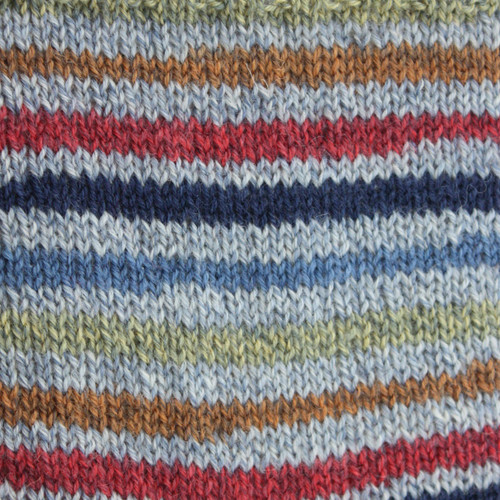 Patons Kroy Socks Yarn-Blue Striped Ragg - 243455-55102