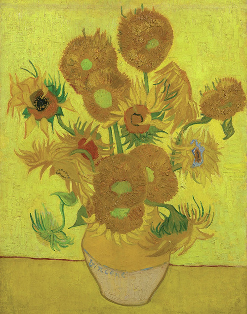 Royal & Langnickel(R) Paint Your Own Masterpiece 11"X14"-Still Life -Vase With Fifteen Sunflowers - POMA2