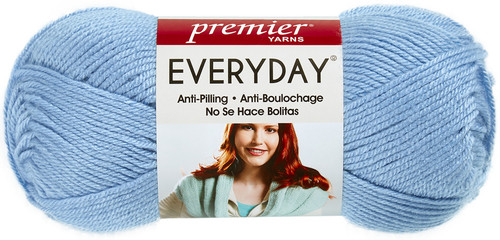 Premier Anti-Pilling Everyday Worsted Yarn-Baby Blue DN100-5 - 877503001328