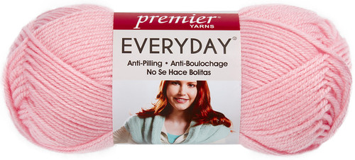 Premier Anti-Pilling Everyday Worsted Yarn-Baby Pink - DN100-6 - 877503001335
